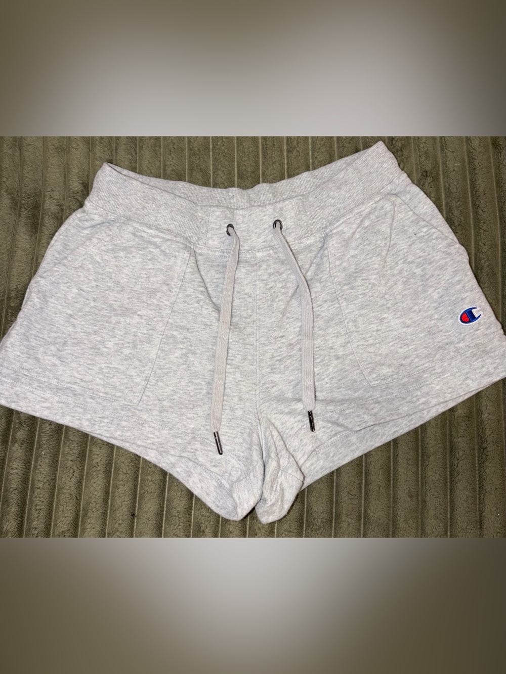 Champion Heather Gray Women's Athletic Drawstring Shorts